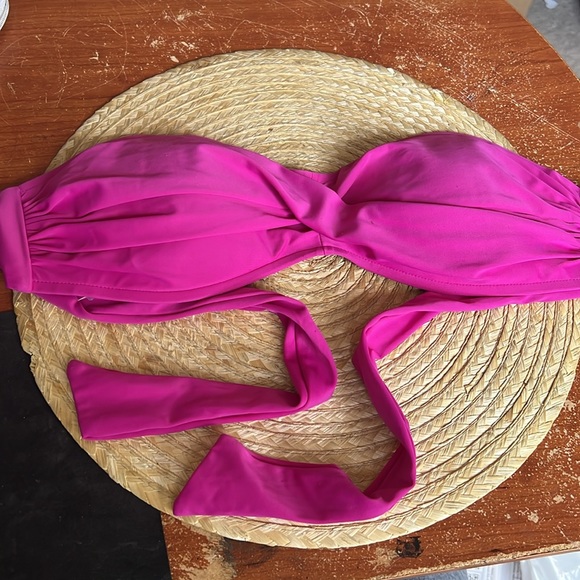 Body Glove Twist Padded Bandeau Bikini Top Size Small - Picture 9 of 13